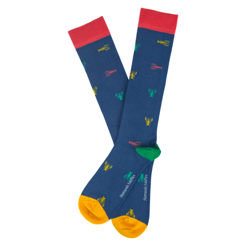Chaussettes fantaisie HOMARDS HAUTES Coton bio 1