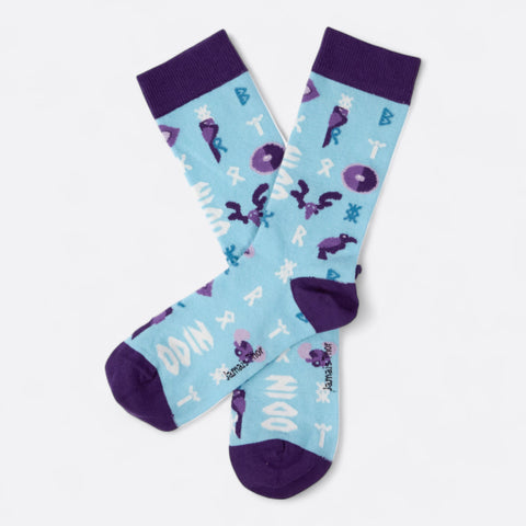Chaussettes fantaisie JAMAIS THOR Coton bio 1