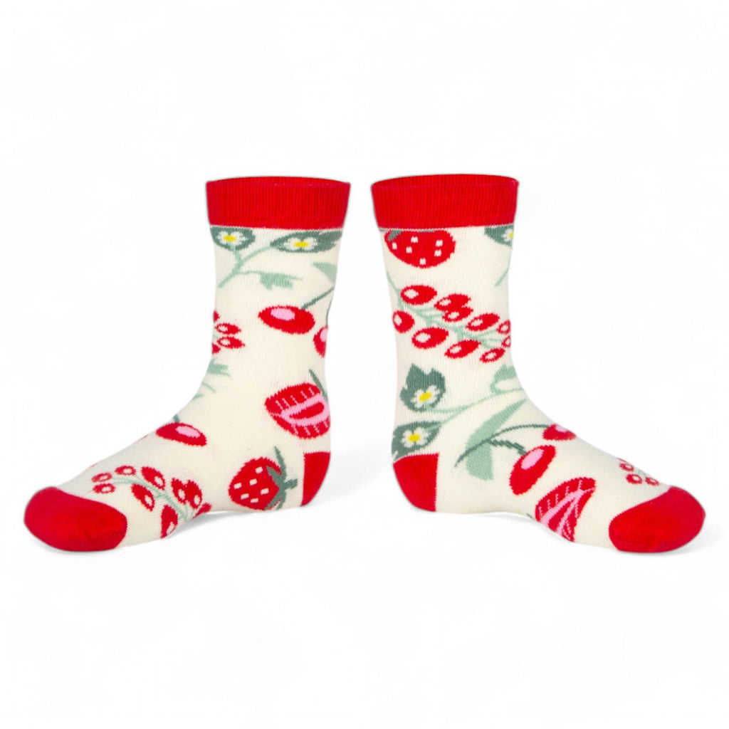 Chaussettes fantaisie JARDIN D’AUTOMNE BAMBINS Coton bio 1