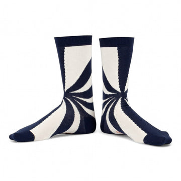 Chaussettes fantaisie J’EN CONNAIS UN RAYON Coton bio 1