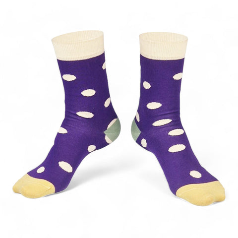 Chaussettes fantaisie JUS DE RAISIN SANS PÉPINS Coton bio 1
