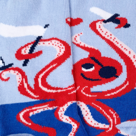 Chaussettes fantaisie KRAKEN POUR MOI BAMBINS Coton bio 2