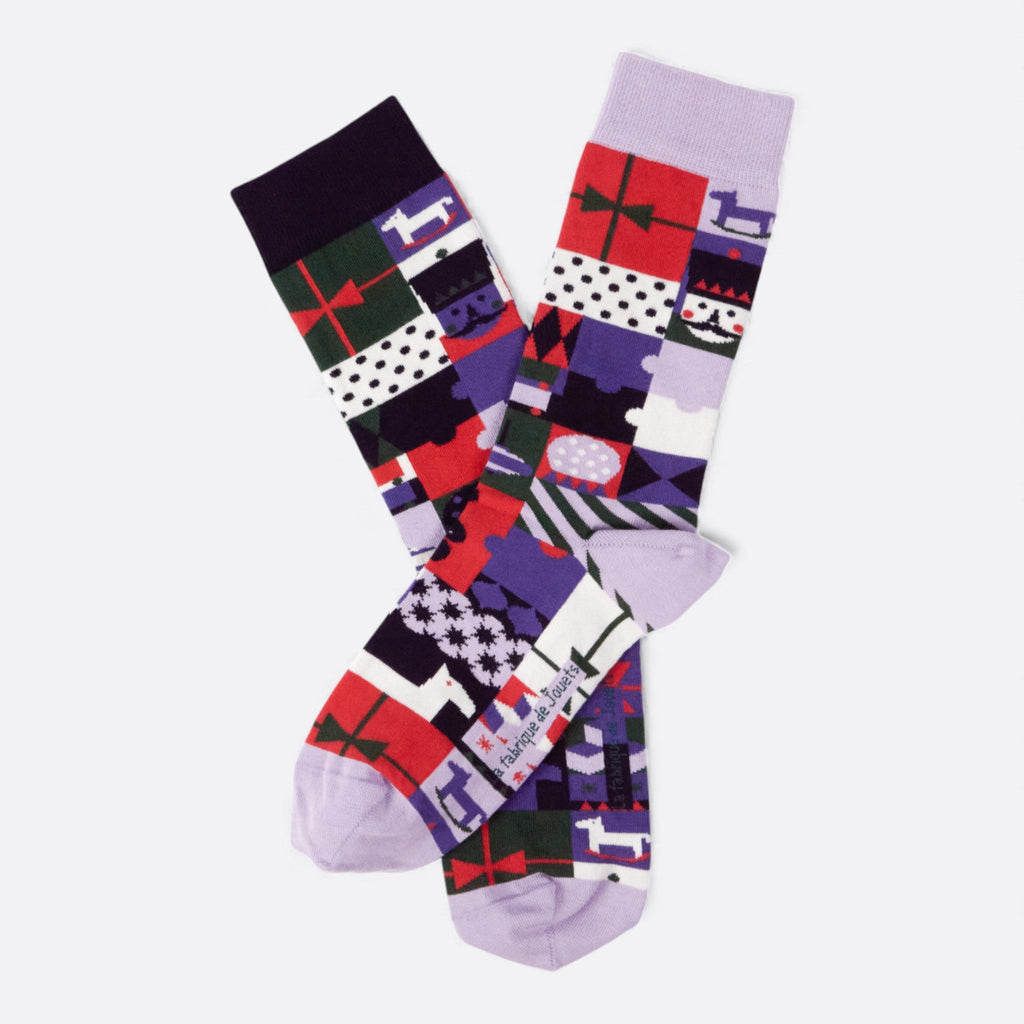 Chaussettes fantaisie LA FABRIQUE DE JOUETS Coton bio 1