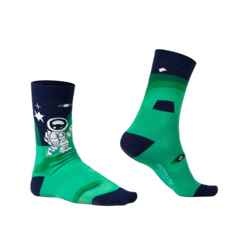 Chaussettes fantaisie LA FACE CACHÉE DE NEPTUNE Coton bio 1