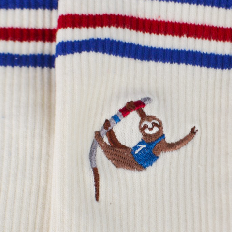 Chaussettes fantaisie LA FORME OLYMPIQUE Coton bio 2