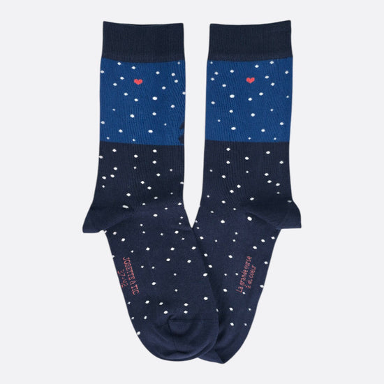 Chaussettes fantaisie LA GRANDE OURSE A DU COEUR Coton bio 3