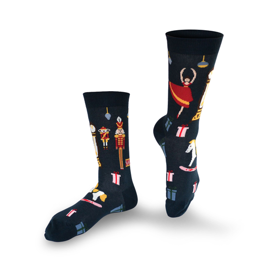 Chaussettes fantaisie LA PIOTR FERMEE Coton bio 1