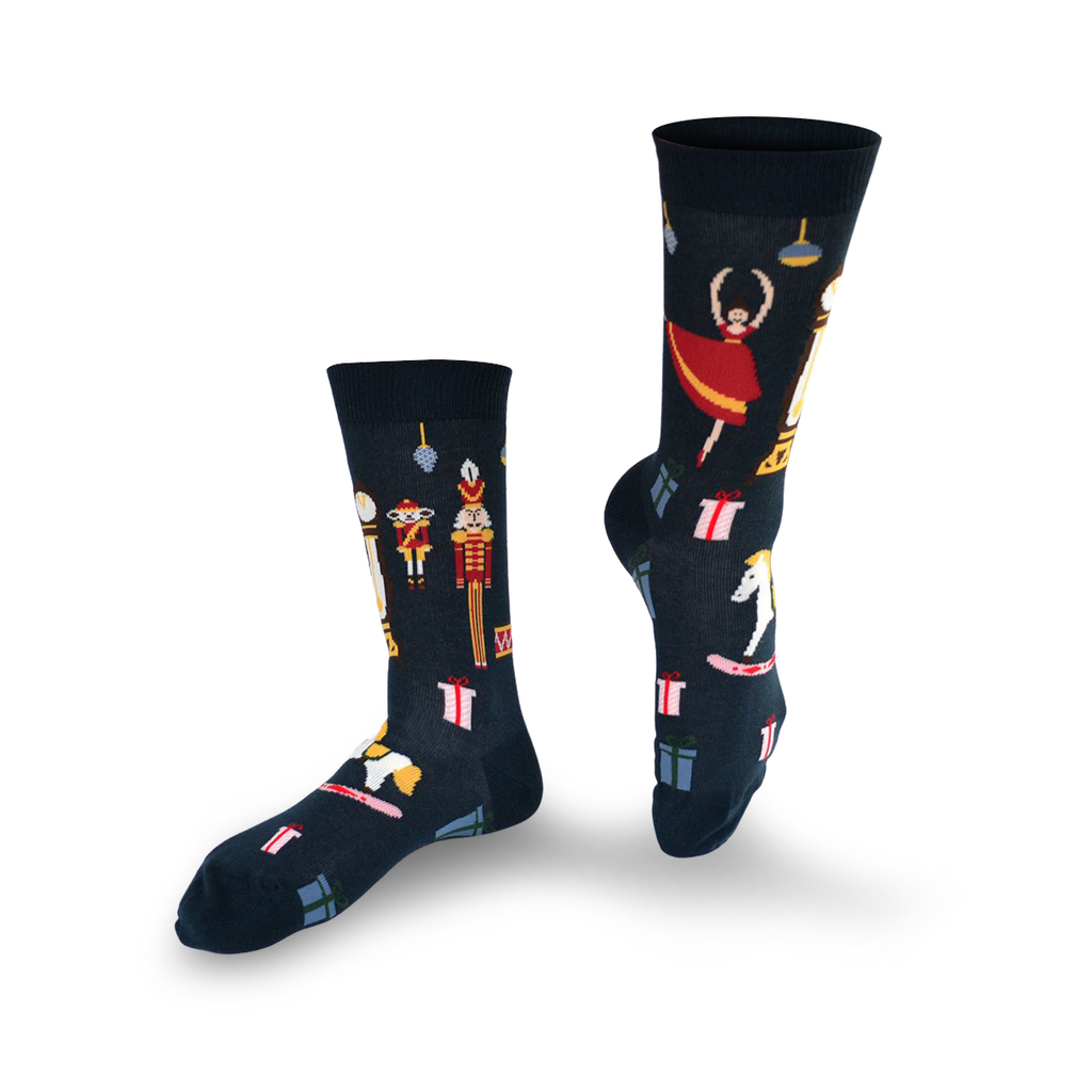 Chaussettes fantaisie LA PIOTR FERMEE Coton bio 1