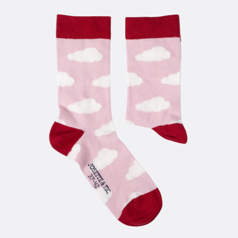 Chaussettes fantaisie LA TETE DANS LES NUAGES Coton bio 2