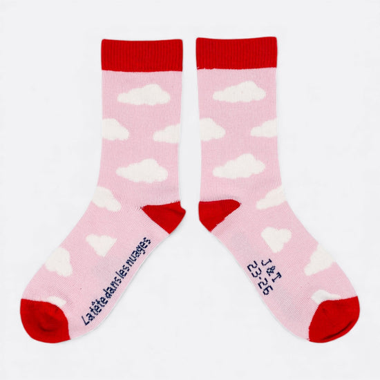 Chaussettes fantaisie LA TETE DANS LES NUAGES Coton bio 3