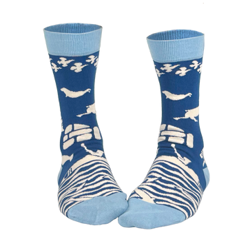 Chaussettes fantaisie LA VIE DE BUREAU Coton bio 1