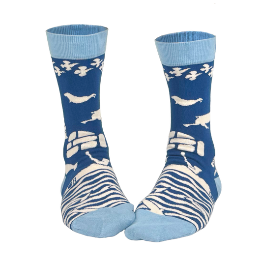 Chaussettes fantaisie LA VIE DE BUREAU Coton bio 1