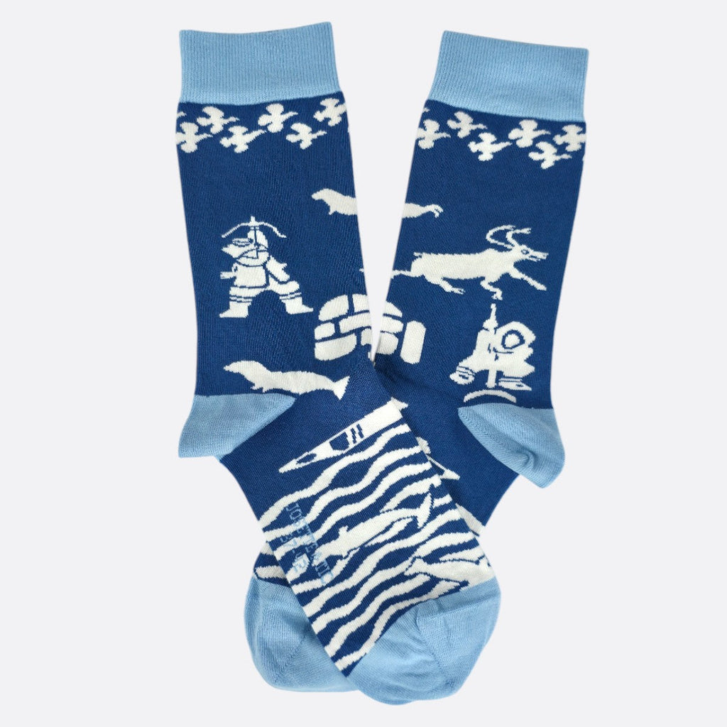 Chaussettes fantaisie LA VIE DE BUREAU Coton bio 1