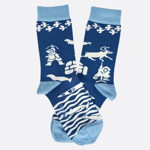 Chaussettes fantaisie LA VIE DE BUREAU Coton bio 1