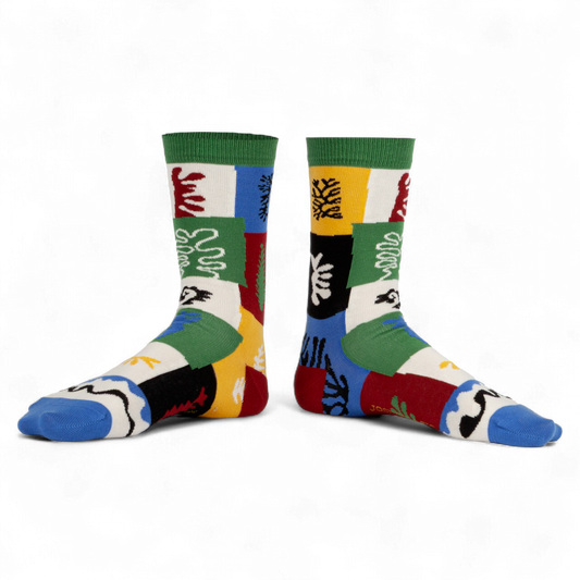 Chaussettes fantaisie LÂCHER LES FAUVES Coton bio 1