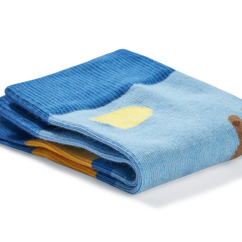 Chaussettes fantaisie LAMES BRISÉES Coton bio 5