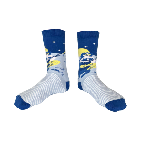 Chaussettes fantaisie LE CHANT DES SIRÈNES BAMBINS Coton bio 1