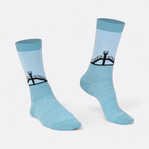 Chaussettes fantaisie LE GRAND BAIN Coton bio 5
