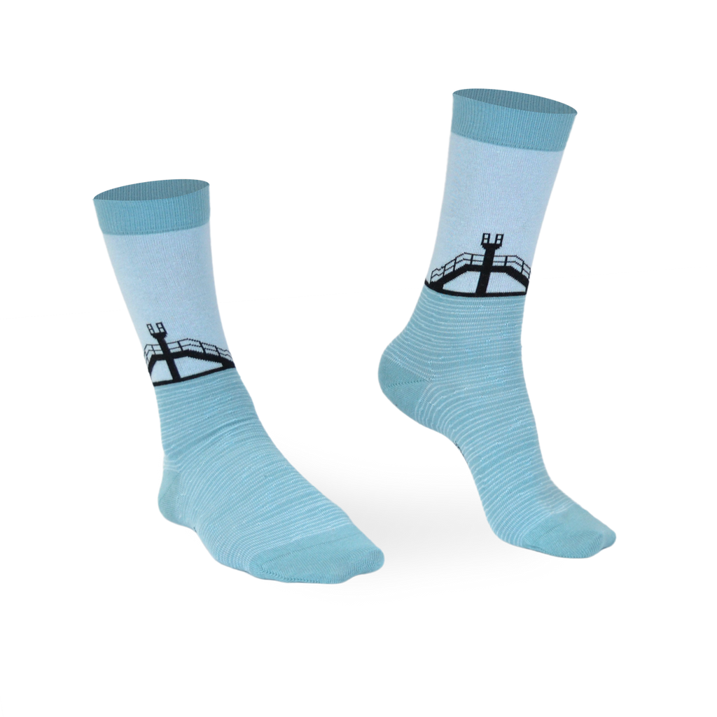 Chaussettes fantaisie LE GRAND BAIN Coton bio 1