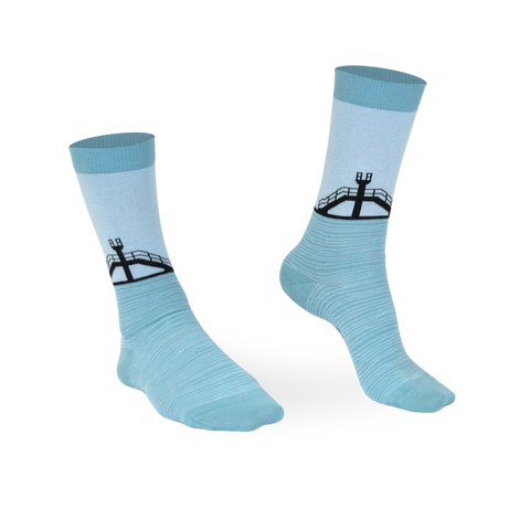 Chaussettes fantaisie LE GRAND BAIN Coton bio 1