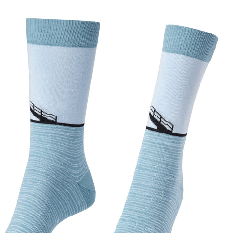 Chaussettes fantaisie LE GRAND BAIN Coton bio 2
