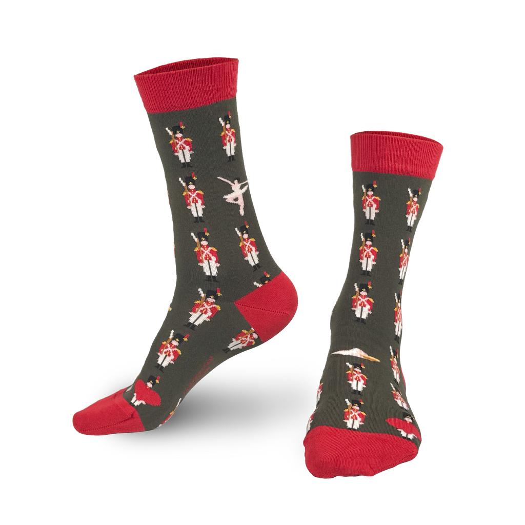 Chaussettes fantaisie LE STOIQUE SOLDAT DE PLOMB Coton bio 1