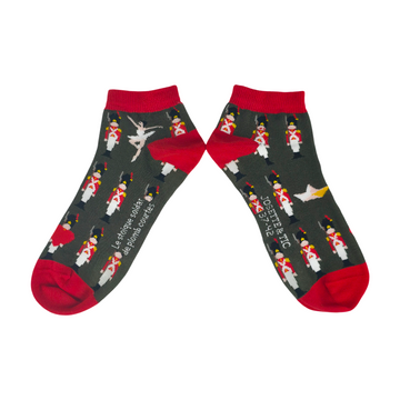 Chaussettes fantaisie LE STOIQUE SOLDAT DE PLOMB COURTES Coton bio 1