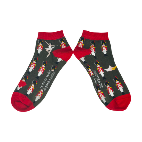 Chaussettes fantaisie LE STOIQUE SOLDAT DE PLOMB COURTES Coton bio 1