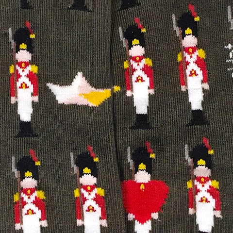 Chaussettes fantaisie LE STOIQUE SOLDAT DE PLOMB COURTES Coton bio 2