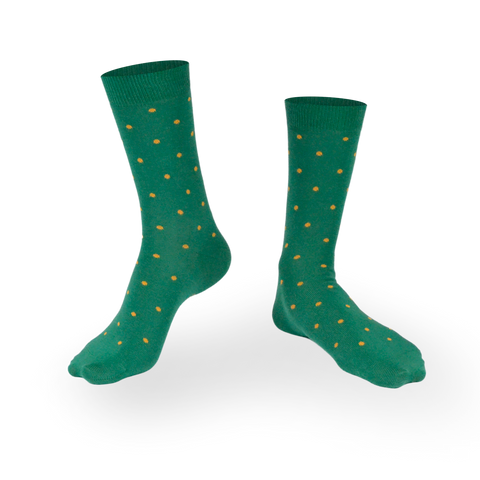 Chaussettes fantaisie LES PETITS POIS SONT ÉCOSSAIS Coton bio 1