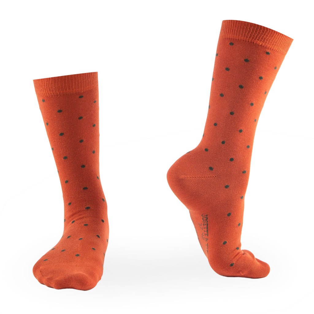 Chaussettes fantaisie LES PETITS POIS SONT ROUILLÉS Coton bio 1
