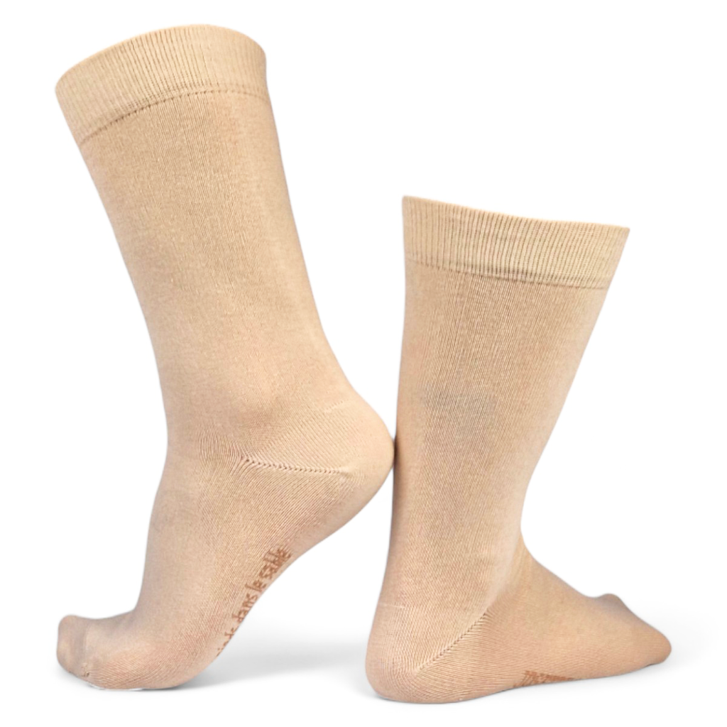 Chaussettes fantaisie LES PIEDS DANS LE SABLE Coton bio 1