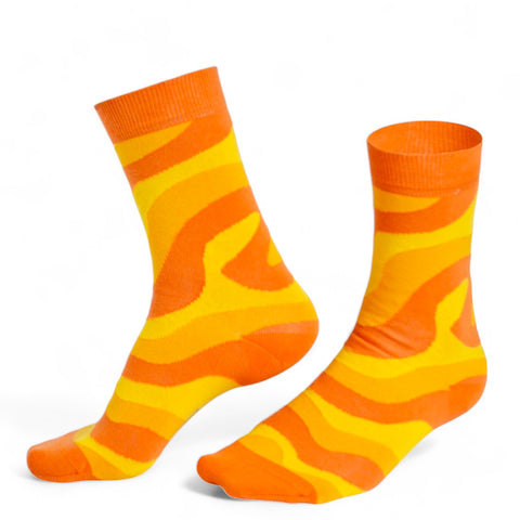 Chaussettes fantaisie LET’S GROOVE! Coton bio 1