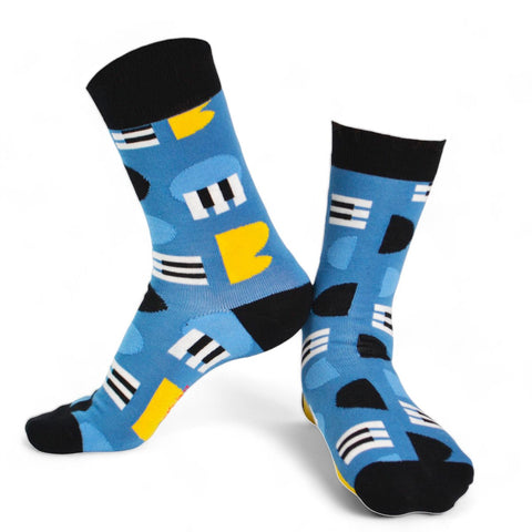 Chaussettes fantaisie LET’S JAZZ! Coton bio 1