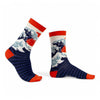 Chaussettes fantaisie LEVANT A L’ENVERS Coton bio 1