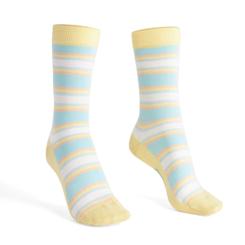 Chaussettes fantaisie LIGNES D’HORIZON Coton bio 1