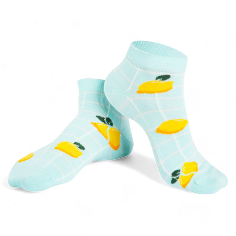 Chaussettes fantaisie LIMONCELLO COURTES Coton bio 1