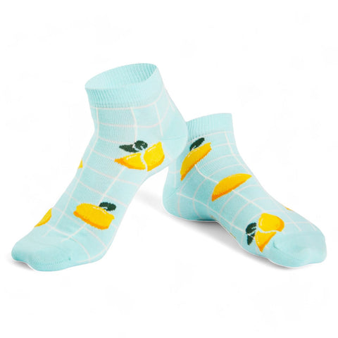 Chaussettes fantaisie LIMONCELLO COURTES Coton bio 2