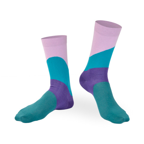 Chaussettes fantaisie LOGARITHMES Coton bio 1