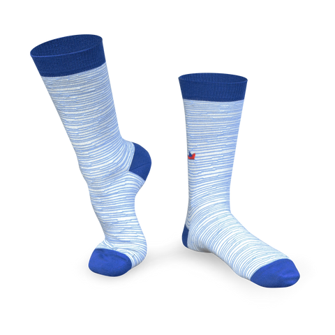 Chaussettes fantaisie LOIN DU BORD Coton bio 2