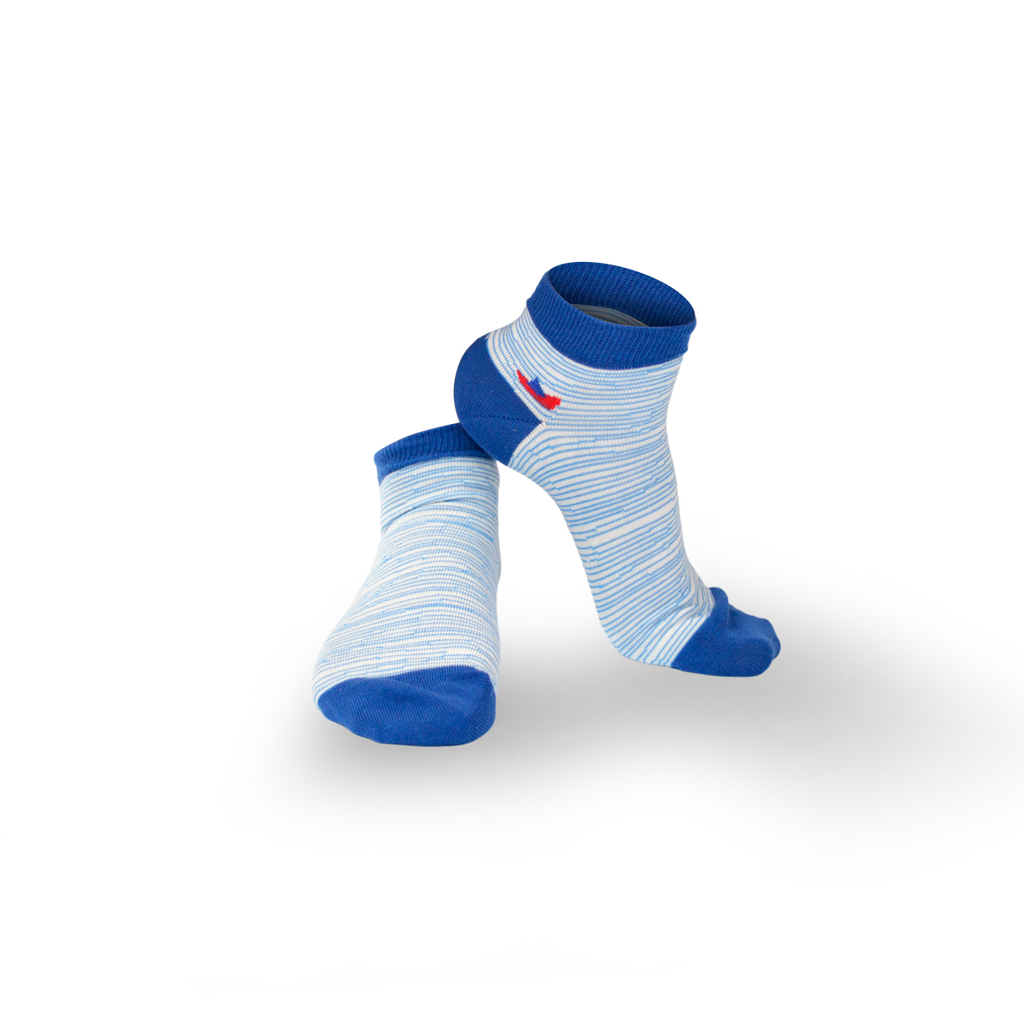 Chaussettes fantaisie LOIN DU BORD courtes Coton bio 1