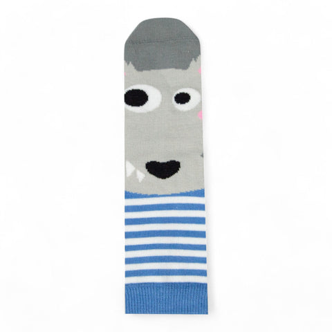 Chaussettes fantaisie LOUP Y ES-TU ? BAMBINS Coton bio 3