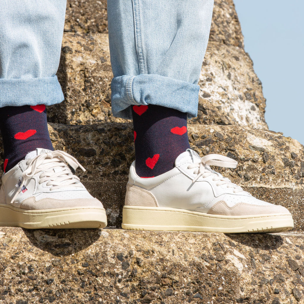 Chaussettes fantaisie LOVEWAY TO HEAVEN Coton bio 1