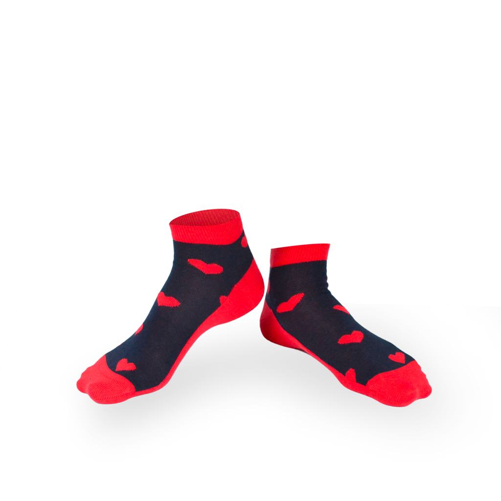Chaussettes fantaisie LOVEWAY TO HEAVEN COURTES Coton bio 1