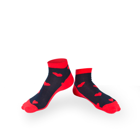 Chaussettes fantaisie LOVEWAY TO HEAVEN COURTES Coton bio 1