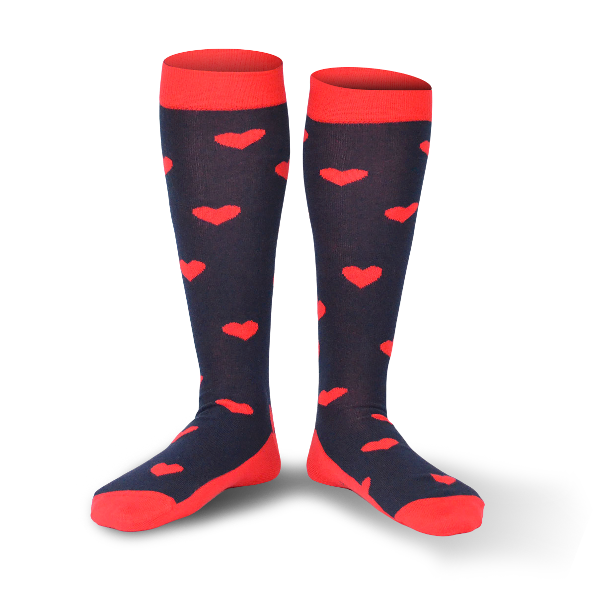 Chaussettes fantaisie LOVEWAY TO HEAVEN HAUTES Coton bio 1