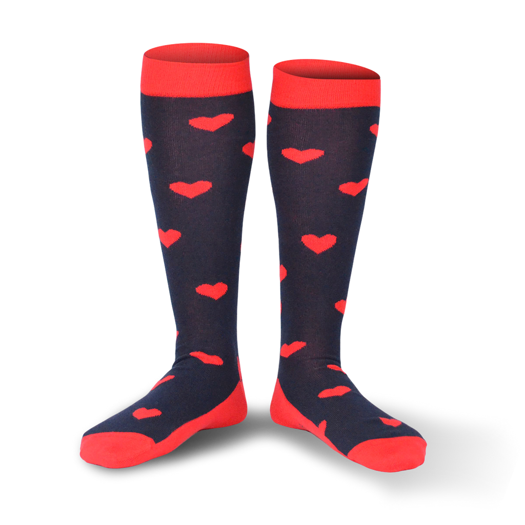 Chaussettes fantaisie LOVEWAY TO HEAVEN HAUTES Coton bio 1