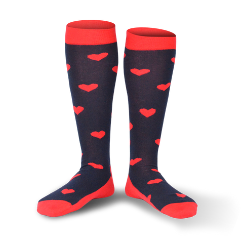 Chaussettes fantaisie LOVEWAY TO HEAVEN HAUTES Coton bio 1