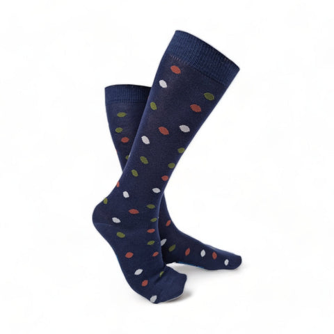 Chaussettes fantaisie LUCIOLES BIOLUMINESCENTES HAUTES Coton bio 1
