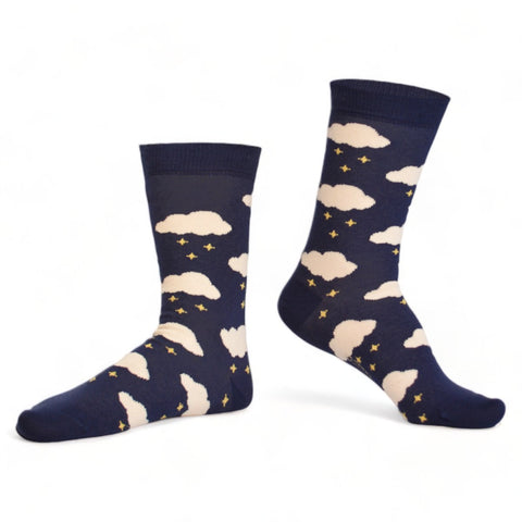 Chaussettes fantaisie MARCHAND D’ÉTOILES Coton bio 1